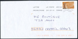 France - Timbre Adhésif YT A106 Seul Sur Lettre Oblitération TOSHIBA - Covers & Documents