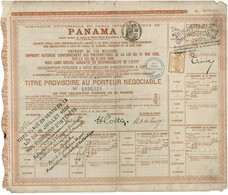 Compagnie Universelle Du Canal Interocéanique De Panama - Navy