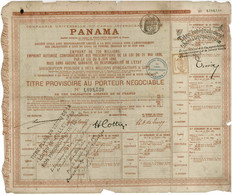 Compagnie Universelle Du Canal Interocéanique De Panama - Navigation