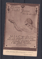 MONCEAU SUR SAMBRE YVONNE VIESLET ( 10 Ans ) Tuée Par Une Sentinelle Allemande  Plaque Commemorative - Charleroi