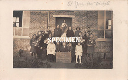 Fotokaart Keurgroepje Van Den Eucharistischen Kruistocht 1927 -  Sint-Joris-ten-Distel - Beernem