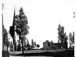 Foto Dorpsplein  -  Sint-Joris-ten-Distel - 9 X 12 Cm - Beernem