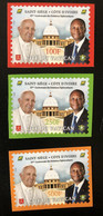 Côte D'Ivoire Ivory Coast 2020 Mi. ? IMPERF ND Joint Issue Emission Commune Vatican 50 Ans Relations Pape Pope President - Côte D'Ivoire (1960-...)