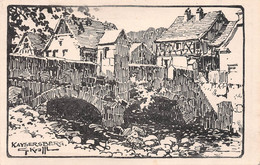 KAYSERSBERG-68-Haut-Rhin - Le Pont Dessin-Illustrateur G. Krall - Other & Unclassified