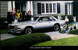 ►  Monster Driving Car LeSabre    &   HALLOWEEN CLOWN CARNAVAL 1979   (Litho In U.S.A.) - Rutas Americanas