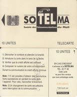 Sotelma Phonecard 10 Units USED - Malí