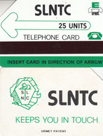 Sierra Leone SLNTC Black Lettering Phonecard 25 Units USED - Sierra Leona