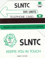 Sierra Leone SLNTC Black Lettering Phonecard 100 Units USED - Sierra Leona