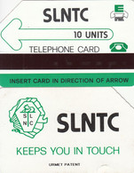 Sierra Leone SLNTC Black Lettering Phonecard 10 Units USED - Sierra Leona