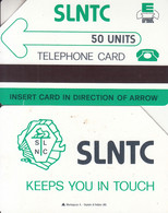 Sierra Leone SLNTC Green Lettering Phonecard 50 Units USED - Sierra Leona