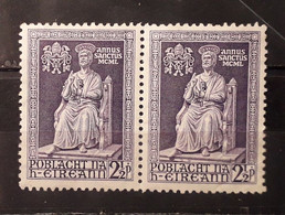 Irlanda Ireland 1950 Anno Santo Holy Hear Pair Mnh - Unused Stamps