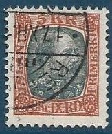 Islande Charles IX N°46 5kr Oblitéré TTB - Usados