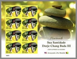 GUINEA BISSAU 2020 MNH Dorje Chang Buddha III Buddhism Buddhismus M/S - IMPERFORATED - DHQ2046 - Buddhism