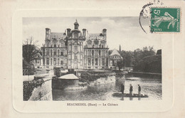 Rare Cpa Beaumesnil Le Château - Beaumesnil