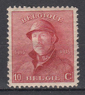 BELGIË - OBP - 1919 - Nr 168A - MH* - 1919-1920 Roi Casqué