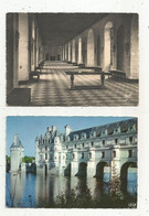 JC , Cp , 37 , CHENONCEAUX , 4 Scans , LOT DE 7 CARTES POSTALES - 5 - 99 Cartes