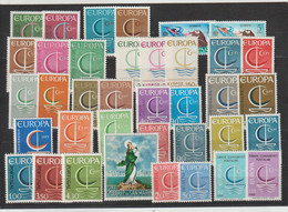 EUROPA - Année 1966 Complet Neuf**(37 Timbres) - Années Complètes