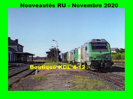 RU 1852 - Train - Locos BB 75072 Et 75067 En Gare De LAQUEUILLE - Puy De Dôme - SNCF - Trains