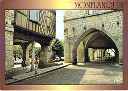 47 - Monflanquin - Bastide Du XIIIe Siècle - Les Arcades - Monflanquin