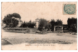 Bedarrides Louveze Et Le Pont Sur La Sorgues - Bedarrides