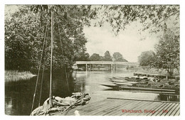 Ref 1431  -  Early Postcard - Whitchurch Bridge River Thames - Pangbourne & Whitchurch - Andere & Zonder Classificatie