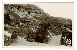 Ref 1431  -  Early Real Photo Postcard - Rock Garden Great Orme Llandudno - Caernarvonshire - Caernarvonshire