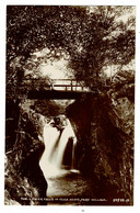 Ref 1431  -  Early Real Photo Postcard - Bridge & Lower Falls In Glen Nevis - Fort William Scotland - Inverness-shire