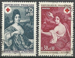 FRANCE - Année 1968 - Y&T N° 1580-1581 Oblitéré TTB - Gebraucht