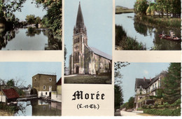 41 Loir Et Cher Morée Multi Vue Eglise Maison Moulin Batilement Edifice Patrimoine Histoire - Moree