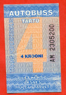 Estonia.Bus. City Tartu. - Sin Clasificación