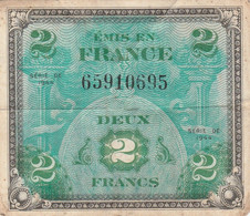 2 FRANCS EMIS EN FRANCE 1944 - Sin Clasificación