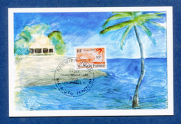 ⭐ Wallis Et Futuna - Carte Maximum - Premier Jour - FDC - Cases Traditionnelles - 2004 ⭐ - Cartoline Maximum