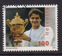 Switserland 2007, Tennis, Roger Federer, Minr 2006 Vfu. Cv 1,80 Euro - Used Stamps