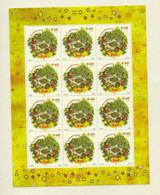 Luxembourg: Y & T-  1874   Timbres De Noël 2011 En Feuille Complète ** - Feuilles Complètes