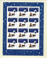 Luxembourg: Y & T-  1839   Timbres De Noël 2010 En Feuille Complète ** - Hojas Completas