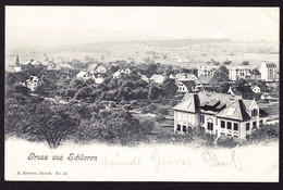 1902 Mit Feldpost Gelaufene AK, Gruss Aus Schlieren - Schlieren