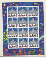 Luxembourg: Y&T - 1649 Timbres De Noël 2005 ** En Feuille Complète - Hojas Completas