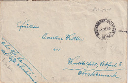 ALLEMAGNE  1940 LETTRE EN FRANCHISE BAHNPOST MAUTERNDORF-UNZMARKT - Lettres & Documents