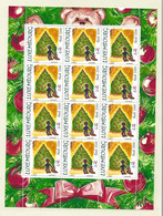 Luxembourg: Y&T - 1467  Timbres De Noël 2000 ** En Feuille Complète - Feuilles Complètes