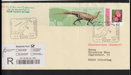 Germany Registered Cover 2008 Herford Plateosaurus (LE6) - Prehistóricos