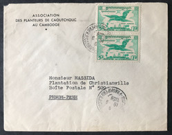 Cambodge PA N°11 Sur Enveloppe 19.9.1958 - TAD Phnom Penh R.P.  (en Local) - (B3100) - Cambodja