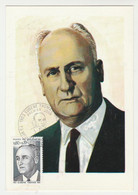 Maximum Card Frankrijk-france Eugene Thomas (1903-1969) 1975 - Andere & Zonder Classificatie