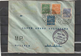 Brazil LAB FIRST FLIGHT ? COVER AIRMAIL 1930 - Airmail (Private Companies)