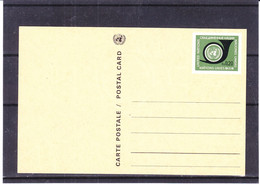 Nations Unies - Genève - Carte Postale De  1969 - Entier Postal - Cor De Poste - Avec WZ1 - Cartas & Documentos