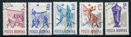 ROMANIA 1963 Volleyball Championships Set  Used.  Michel 2184-88 - Nuevos