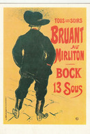 Carte Postale Moderne - Repro D'affiche - Toulouse-Lautrec - Bruant Au Mirliton - 1894 - Chéret