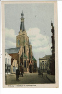 CPA Carte Postale-Pays Bas-Tilburg- Stadhuis En Groote Kerk -1921 VM24296br - Tilburg