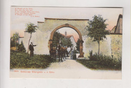 GERMANY SCHLOSS BUERGEIN Nice Postcard - Loerrach