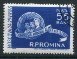 ROMANIA 1963 International Women's Congress Used  Michel 2160 - Gebruikt