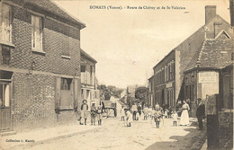 89- Yonne _ Domats_  Route De Chéroy Et De Saint Valerien - Les  Enfants  Cerceau (1917 ( 541hab) - Villeneuve-sur-Yonne